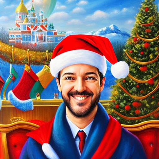 Face-swap Christmas cards preview 2