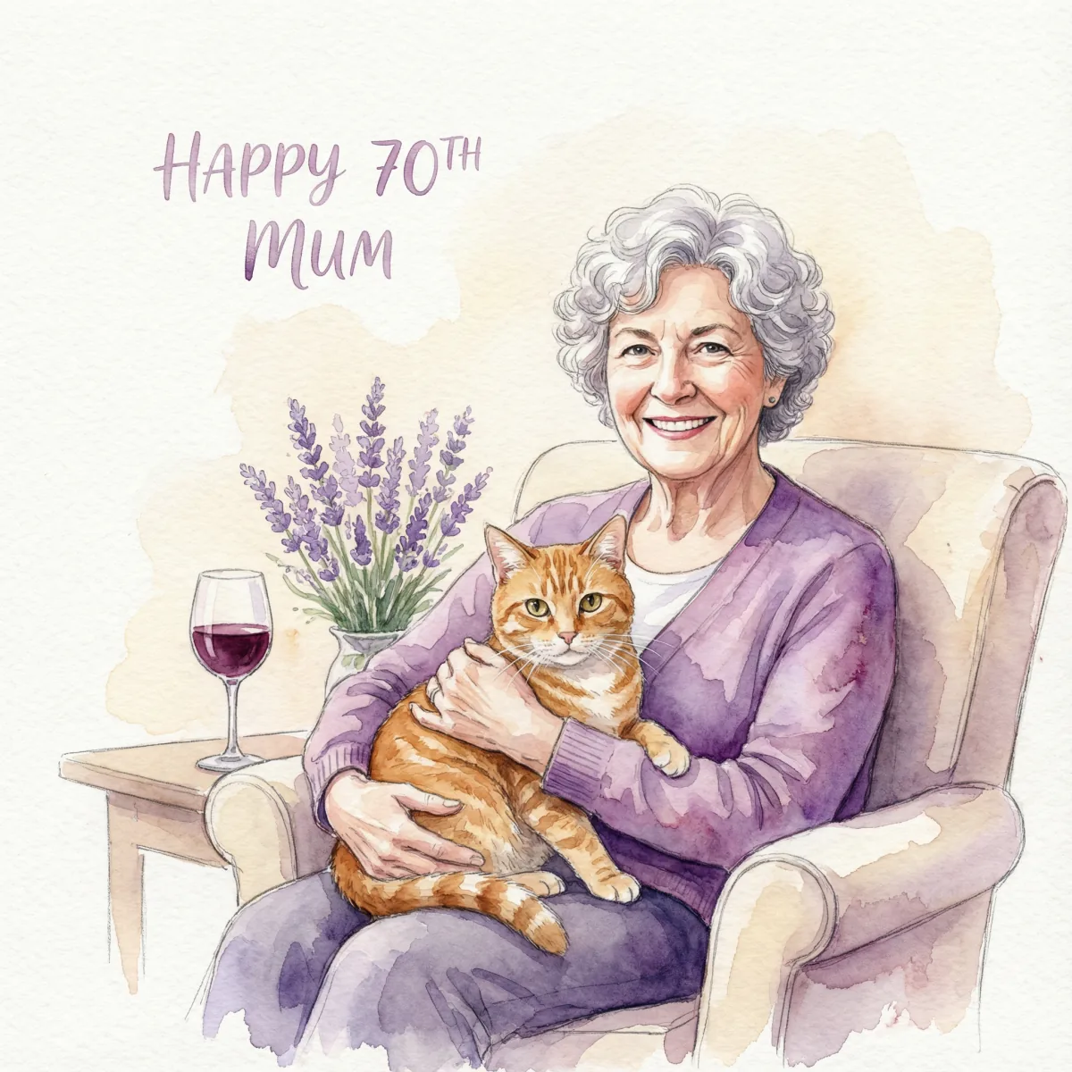 Family birthday card idea