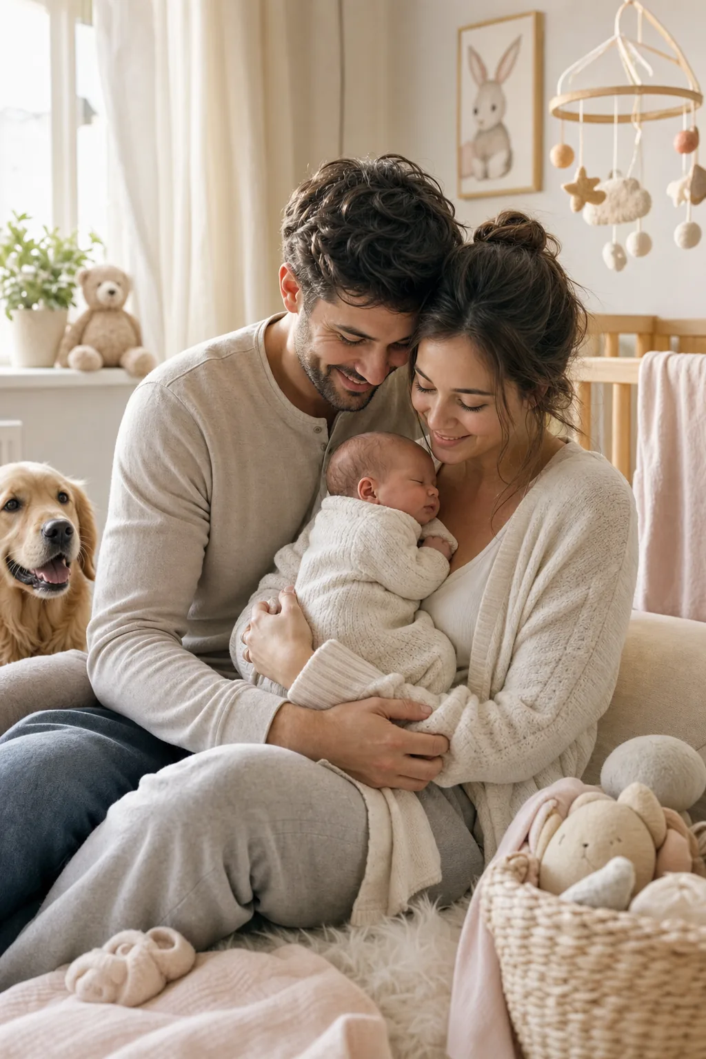 Personalised new baby card idea
