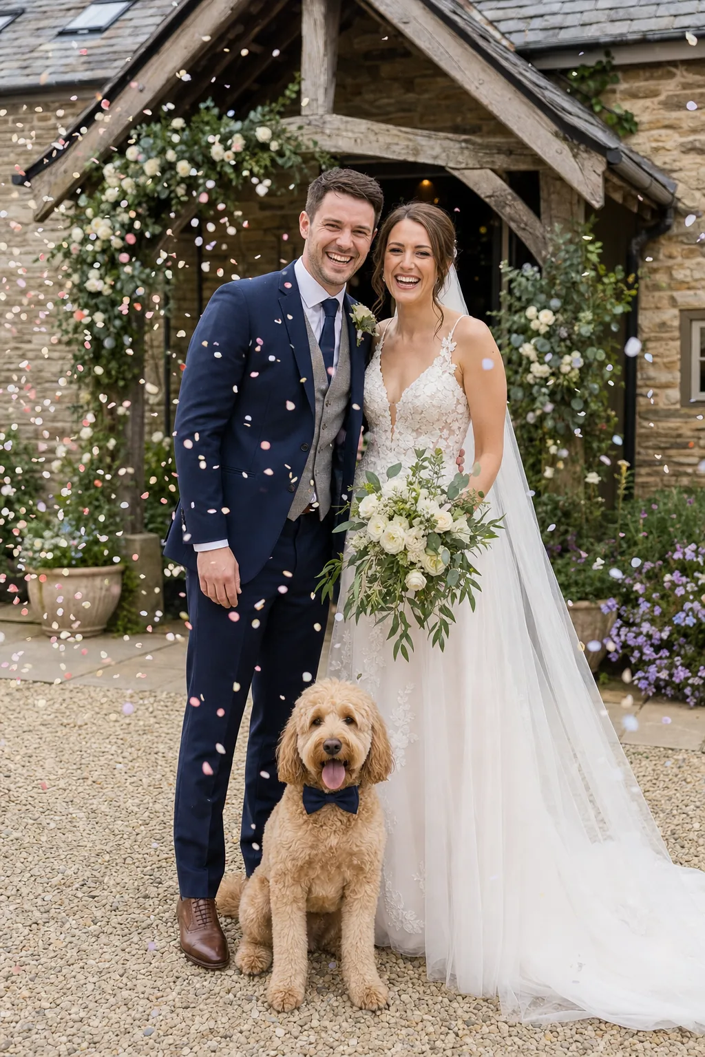 Personalised wedding card idea