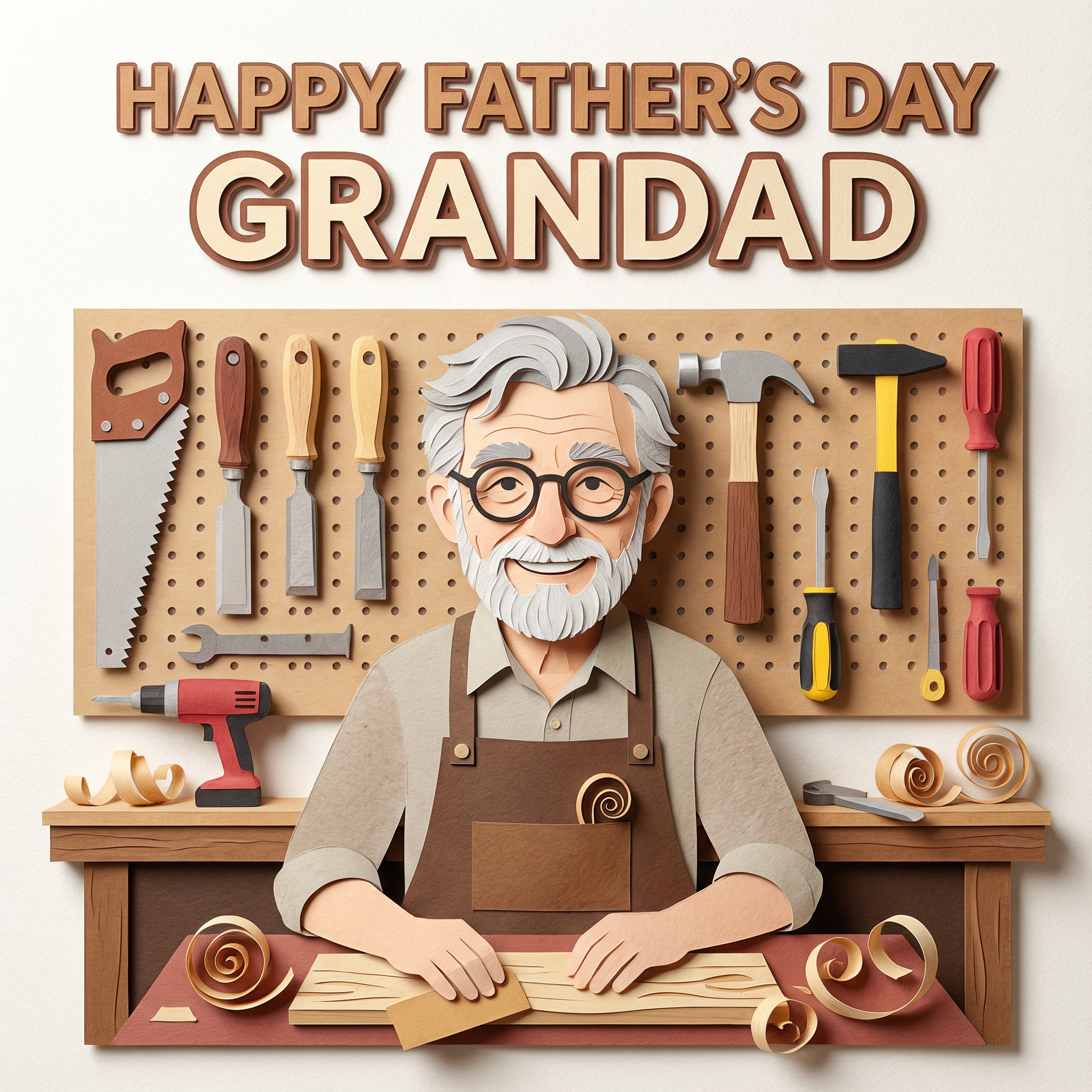 Pet father's day card idea