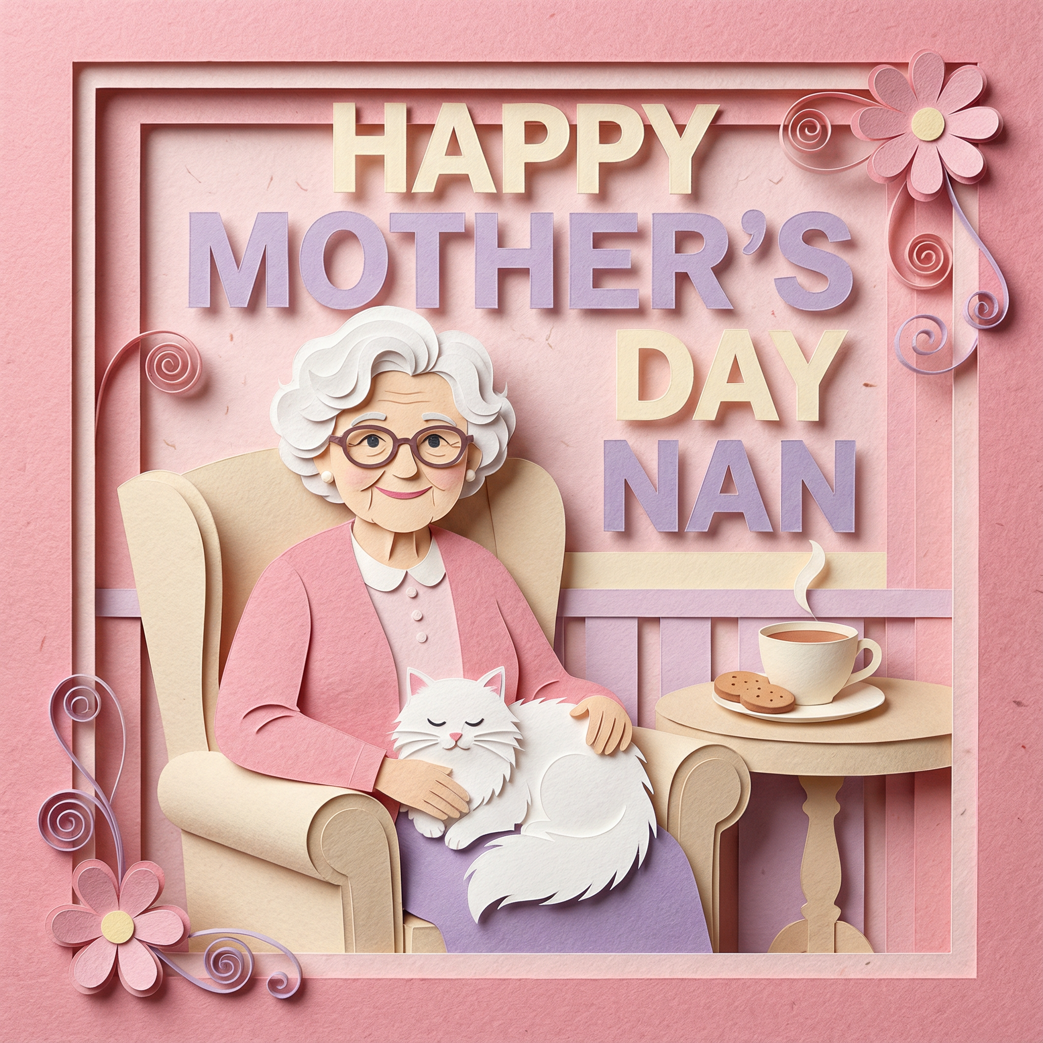 Pet mother's day card idea