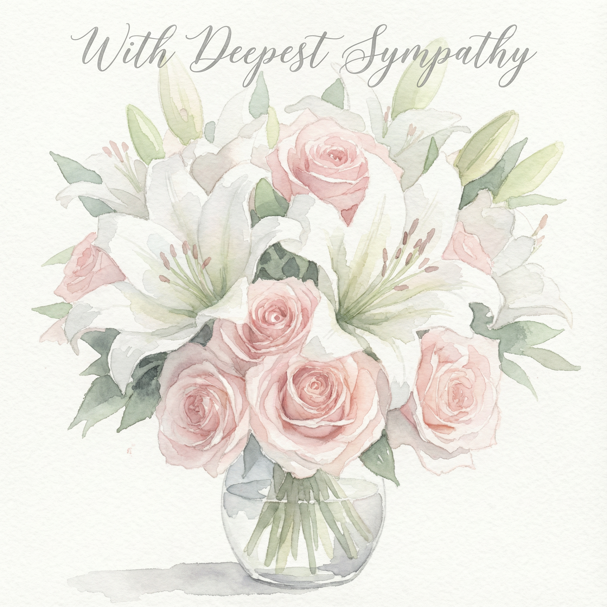 Family sympathy card idea