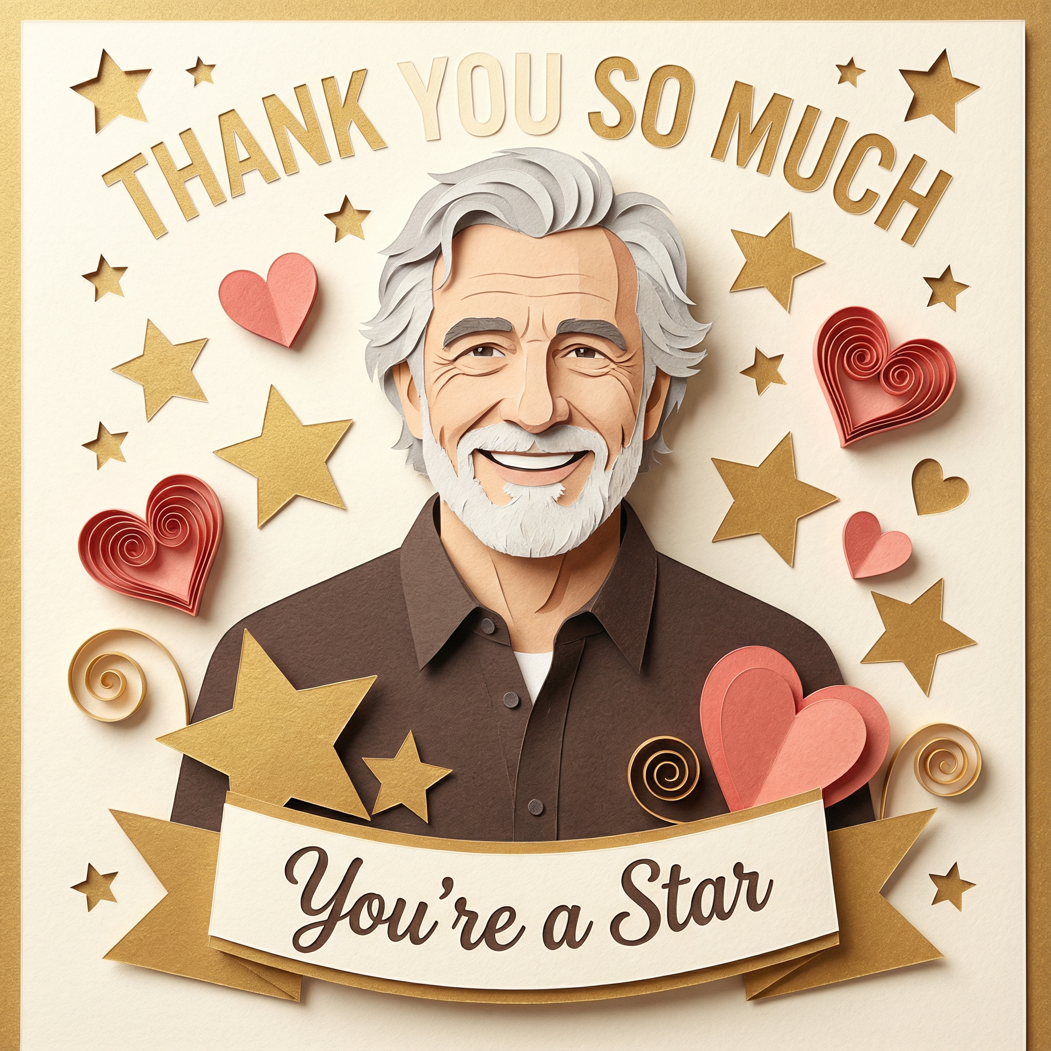Pet thank you card idea