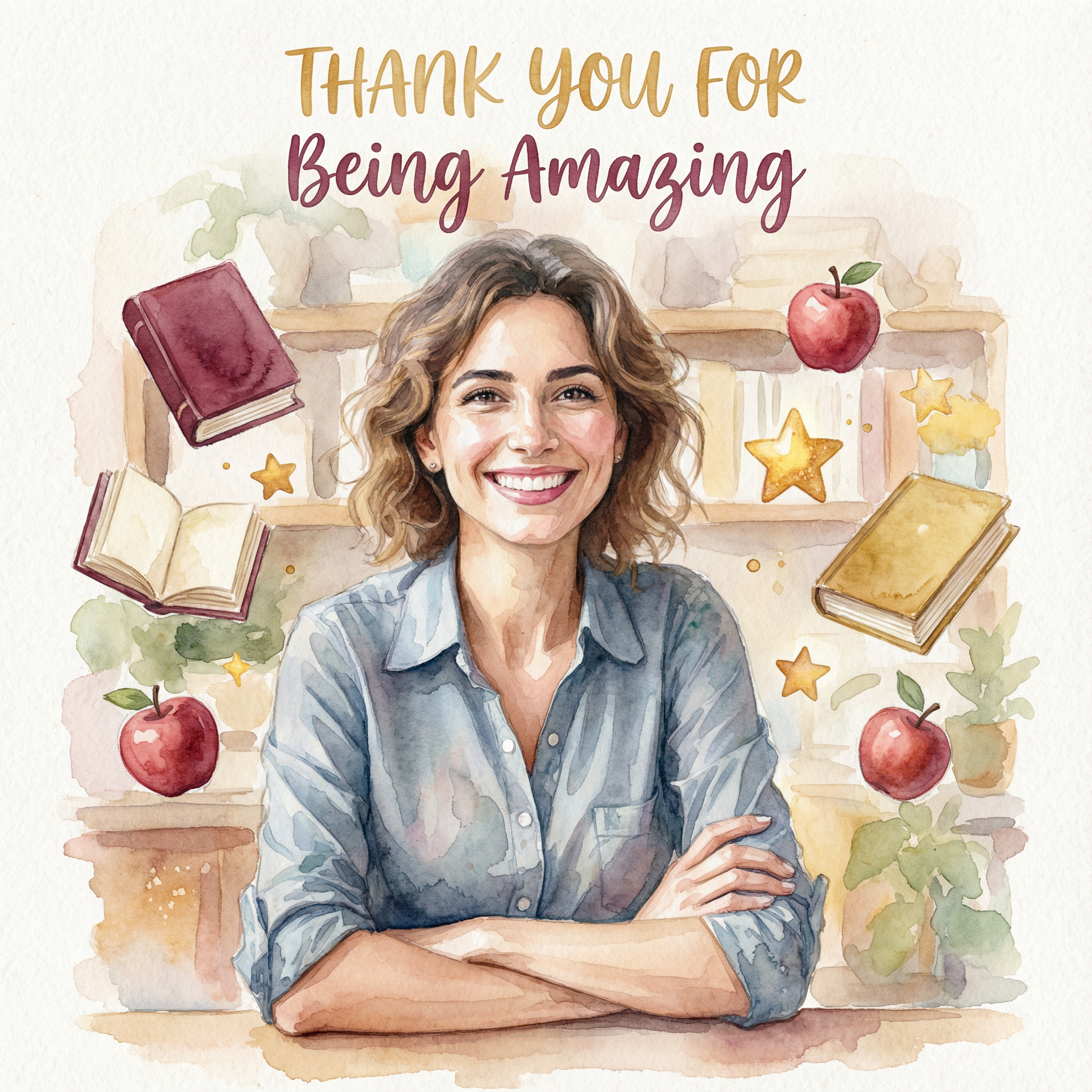 Family thank you card idea