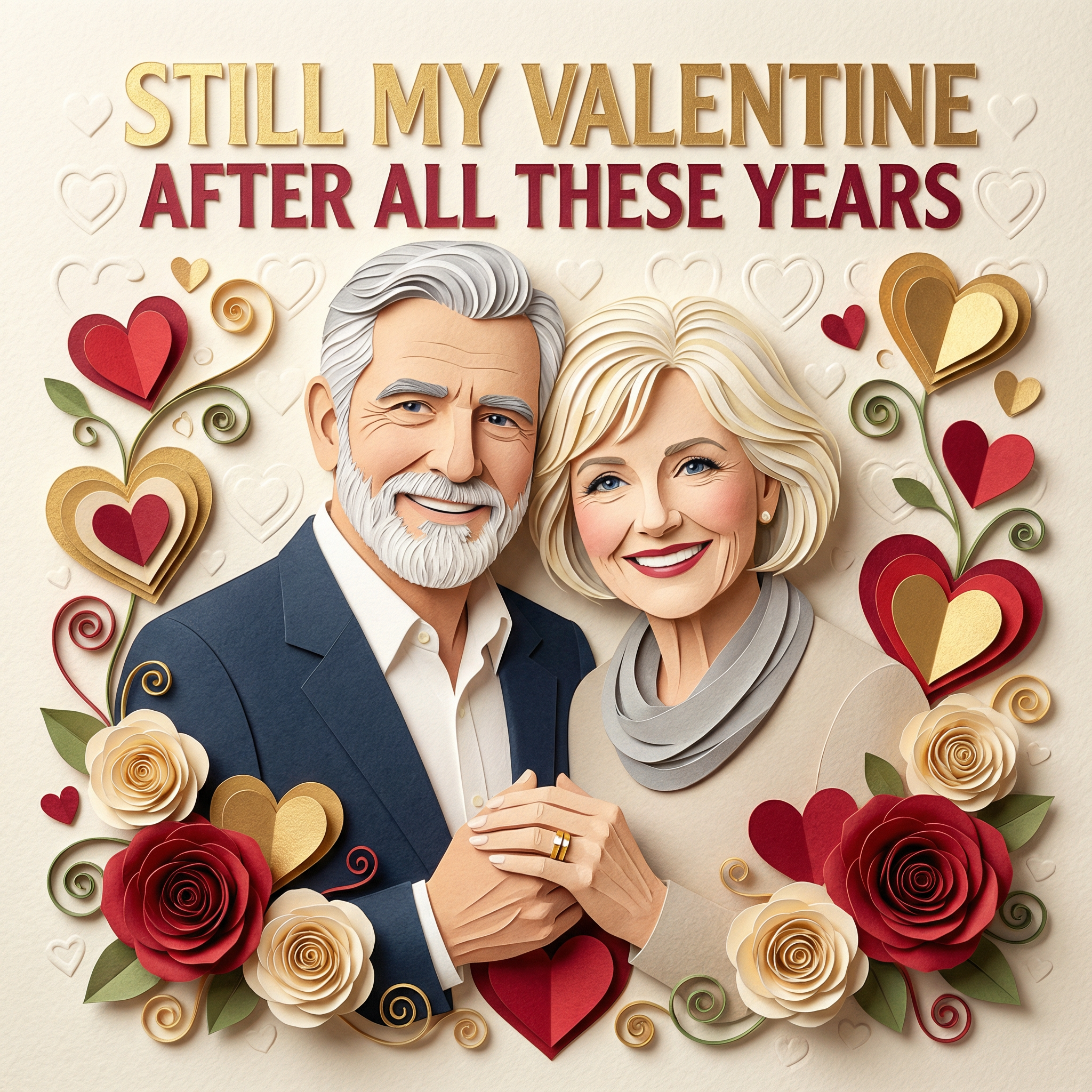 Face swap valentine's card idea